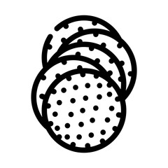 filters set line icon vector illustration flat