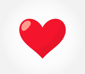 Heart icon vector.