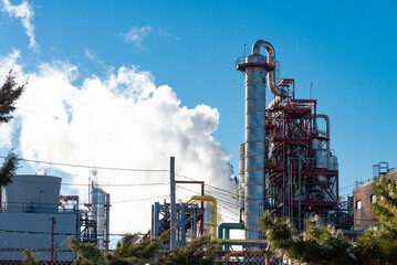 petrochemical industrial plant