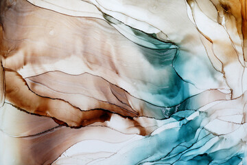 Abstract alcohol ink texture background