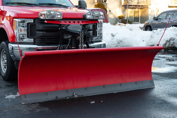 snow plow car