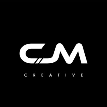 CJM Letter Initial Logo Design Template Vector Illustration