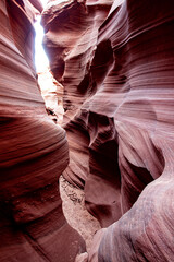 The Antelope Canyon, near Page, Arizona, USA - 410958537