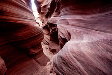 The Antelope Canyon, near Page, Arizona, USA - 410958716