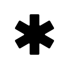 Medical Emergency Care glyph vector glyph icon