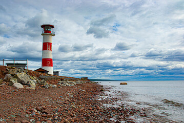 Lighthouse on the shore
