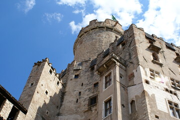 Trento, Italy: external view of the tower of Buonconsiglio Castle