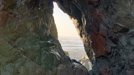 Through the stony window