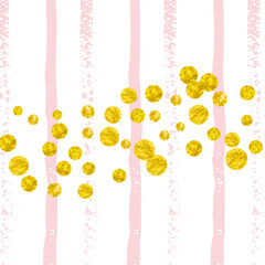 Shiny Gold Sequins. Metallic Starburst.