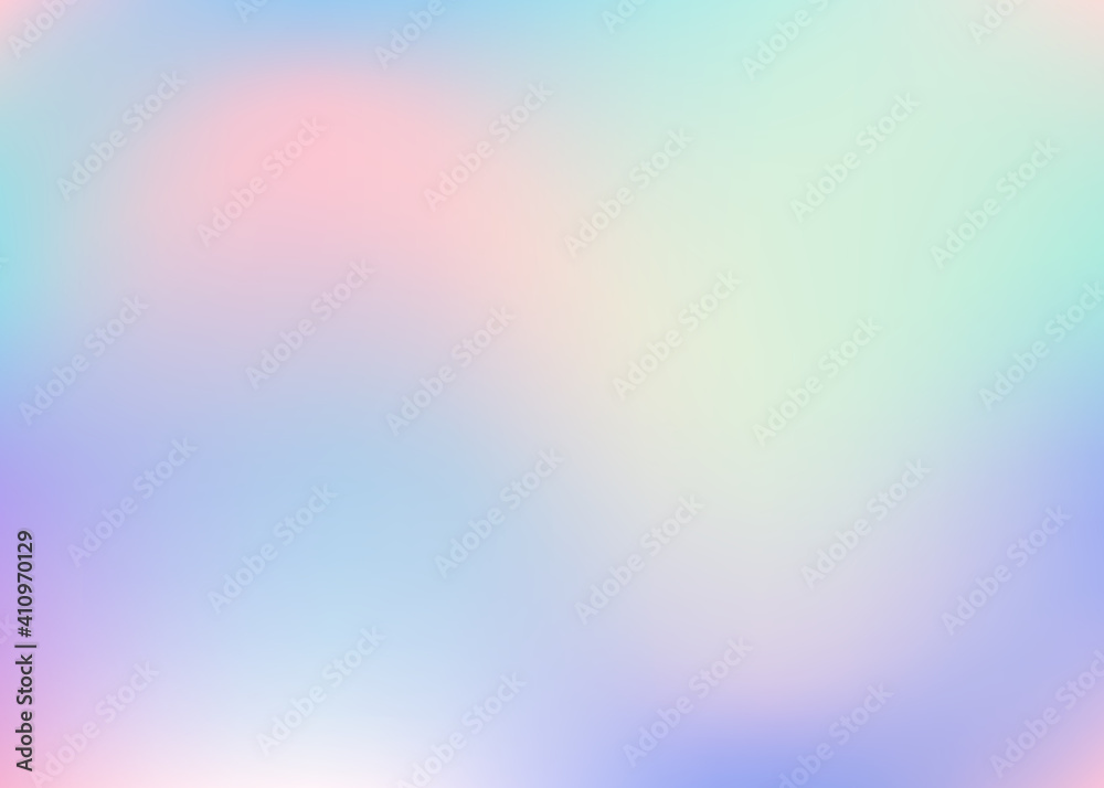 Wall mural gradient mesh abstract background. futuristic holographic backdrop with gradient mesh. 90s, 80s retr