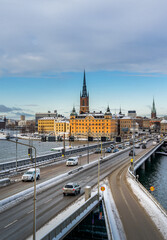 Obraz premium Stockholm City (Winter)