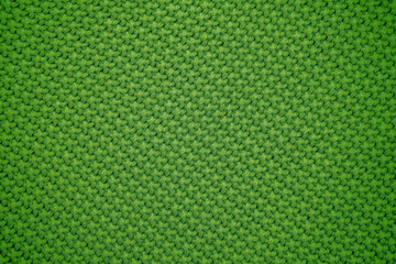 Green knitted pattern texture background