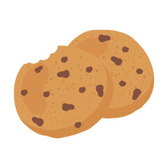 sweet cookies pastry bakery icon vector illustration design