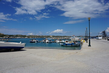 the harbor of Kefalos, Kos Island, Greece, May