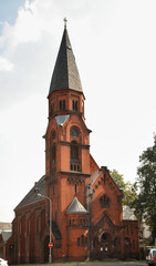 Fototapeta na wymiar Church of St. Paul Apostle in Usti nad Labem. Czech Republic