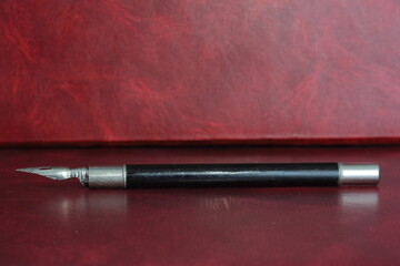 fountain pen on paper