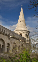 Fisherman's bastion in Budapest. Hungary