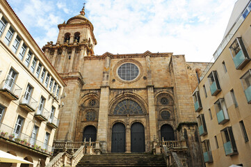 Fototapeta na wymiar Catedral de San Martín en Ourense Orense, Galicia, España