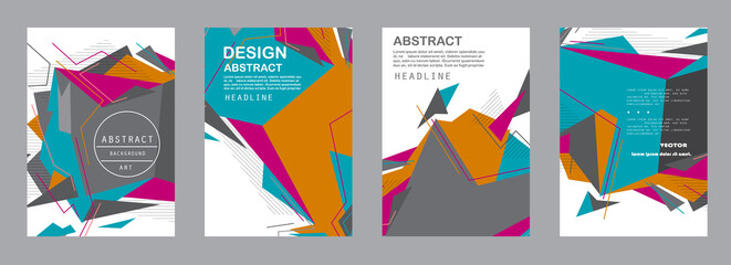 Modern abstract covers set, Modern colorful wave liquid flow poster. Cool gradient shapes composition, vector covers design.