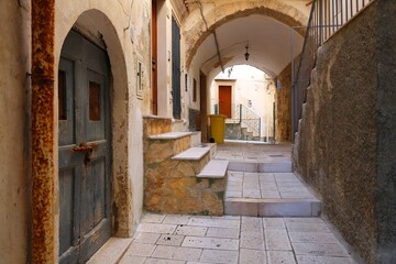 Fototapeta premium Old town of Vieste, Italy