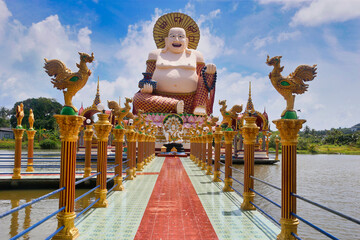 The Temple Wat Plai Laem, Ko Samui, Thailand, Asia