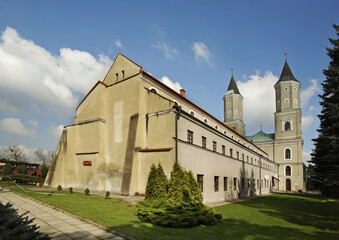 Fototapeta na wymiar Church of St. Nicholas at Benedictine abbey in Jaroslaw. Poland