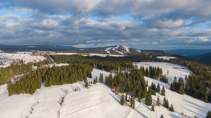 Mount Plesivec in Ore Mountains