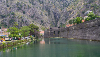 Montenegro old Kotor summer tourism