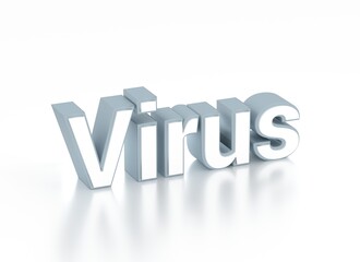 Virus - Font - 3D - Schrift - Text - 4
