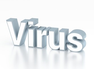 Virus - Font - 3D - Schrift - Text - 2