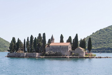 Montenegro Bay of Kotor boat view
