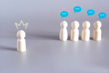 The self-confident boss has put on crown, the domineering leader in team. Managers discuss his...