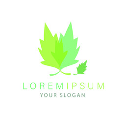 green leaf logo