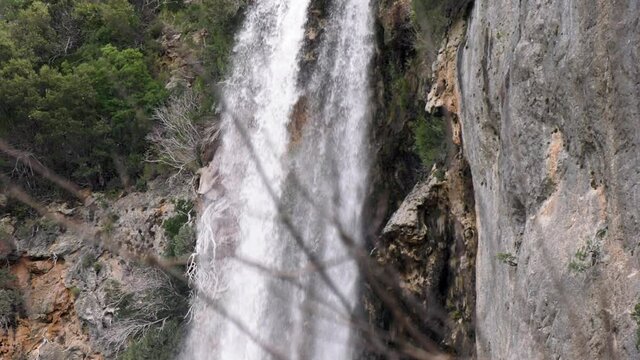Waterfall in the mountains Sierra de Cazorla