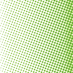 Green halftone background. Red polka dot. Halftone patterns. Modern Halftone Background, backdrop, texture, pattern. Vector illustration.