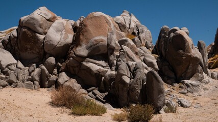 Desert rocks background