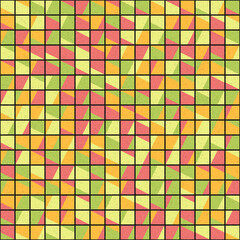 Abstract Geometric Pattern generative computational art illustration