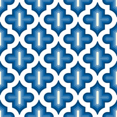Oriental traditional pattern. Ogee abstract ornament. Repeated maroccan mosaic tiles. Lantern shapes motif.  Tracery window wallpaper. Arabesque digital paper, textile print. Seamless surface design