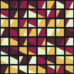 Abstract Geometric Pattern generative computational art illustration