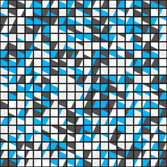 Fototapeta premium Abstract Geometric Pattern generative computational art illustration