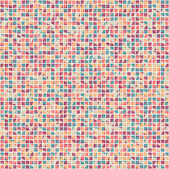 Fototapeta premium Abstract Geometric Pattern generative computational art illustration