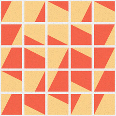 Fototapeta premium Abstract Geometric Pattern generative computational art illustration