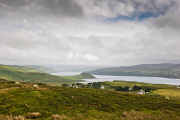 Isle of Skye, Inner Hebrides, Highlands, Scotland, UK landscape with copy space