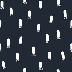 Simple abstract shape repeat pattern design