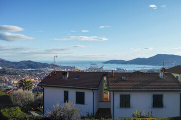 aerial view of la spezia
