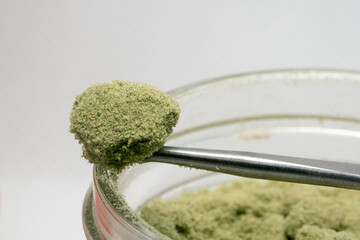 Dry Sift Hash, or Kief, derived from Cannabis Flower