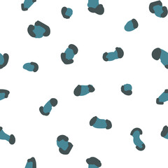 Simple leopard repeat pattern design