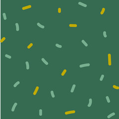 Simple sprinkle shape repeat pattern design