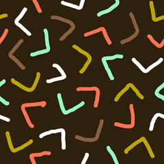 Simple sprinkle shape repeat pattern design