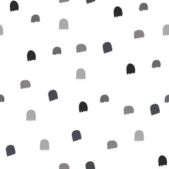 Simple abstract shape repeat pattern design